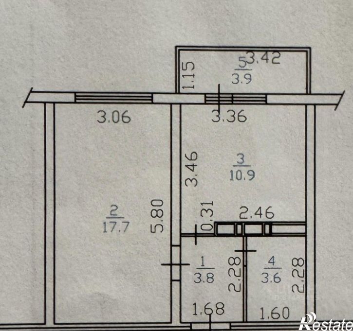 1-комн квартира улица Адмирала Пустошкина, 22 с4,  д. 22 с4