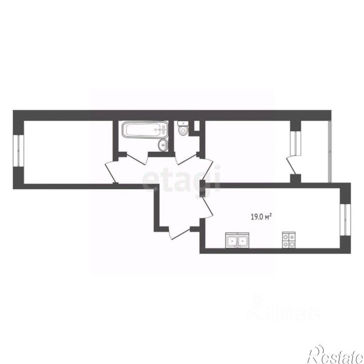 2-комн квартира Супсехское шоссе, 39 к15,  д. 39 к15