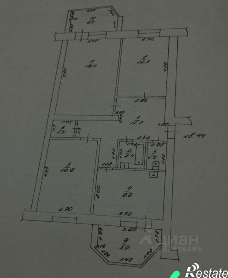 3-комн квартира улица Ленина, 209,  д. 209