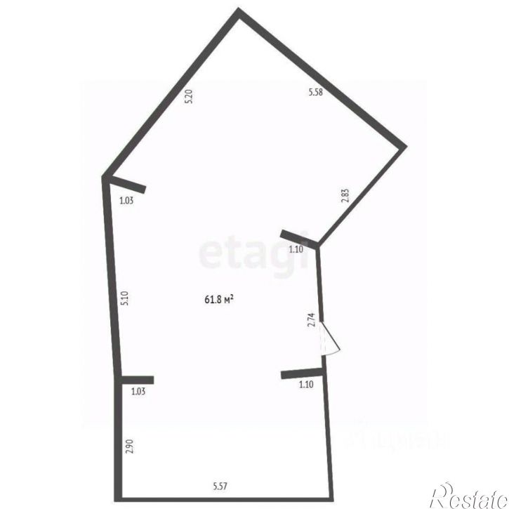 3-комн квартира ул Мирная, 29 5,  д. 29 5,  к. 5