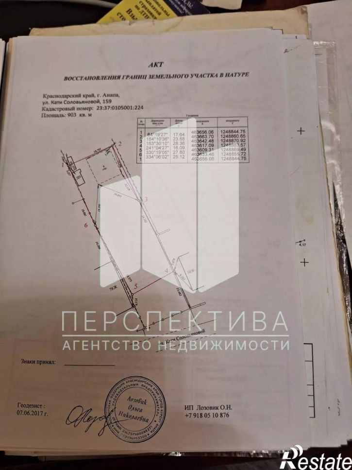 Земельный участок улица Кати Соловьяновой, 161