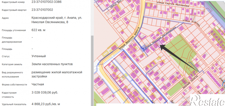 Земельный участок Анапа