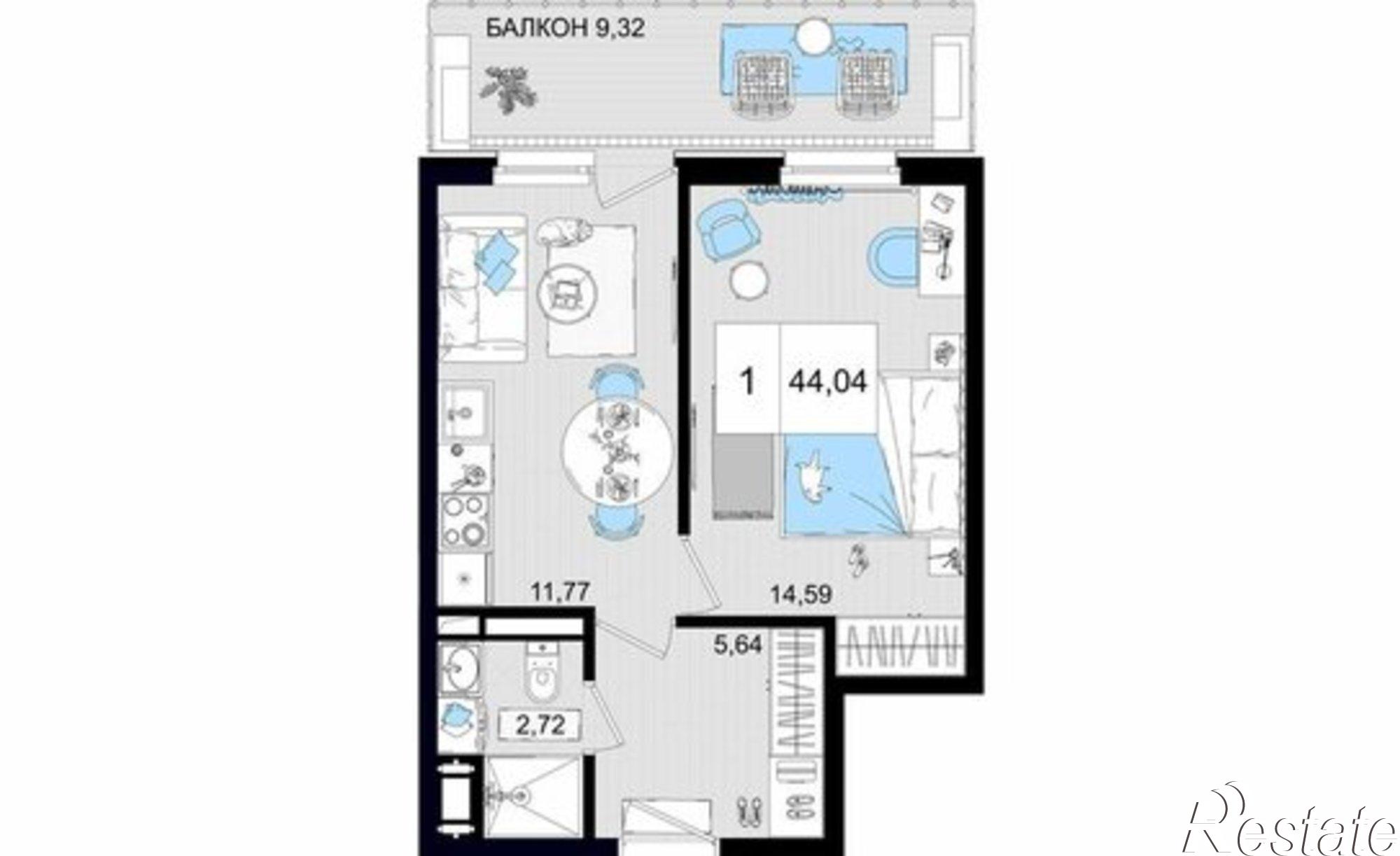 Купить квартиру за 25 155 600 рублей
