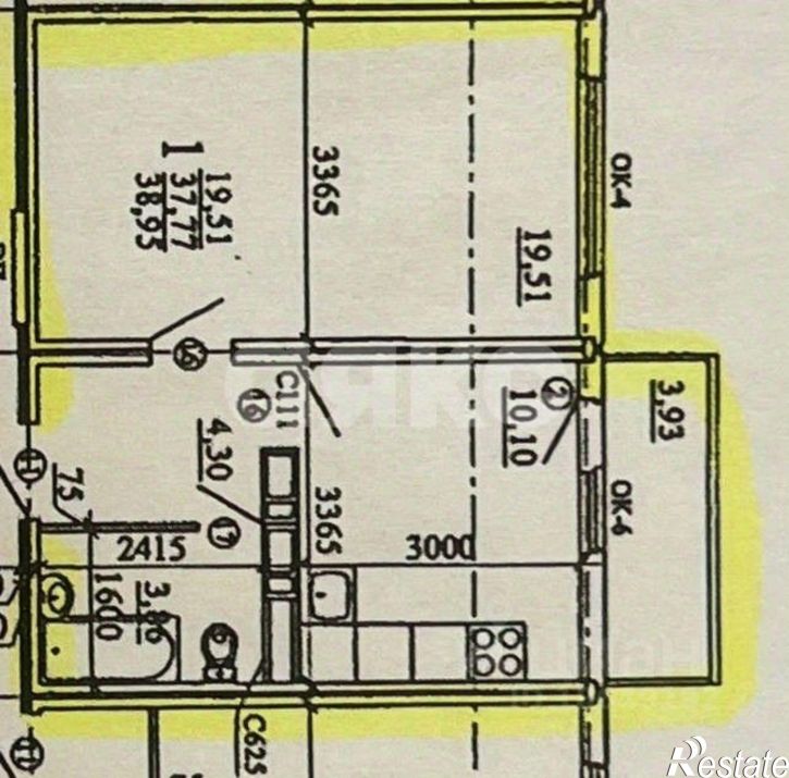 1-комн квартира ул Адмирала Пустошкина, 22 4,  д. 22 4,  к. 4