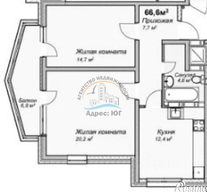 2-комн квартира ул Егора Ларикова, 2,  д. 2