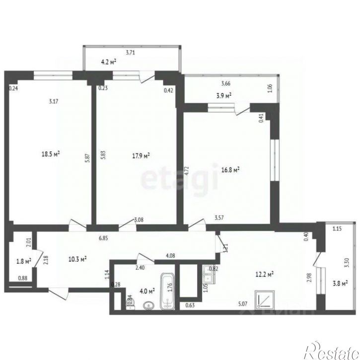 3-комн квартира ул Ленина, 136,  д. 136