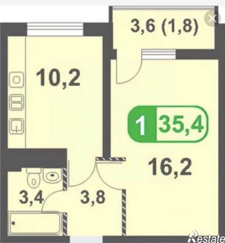 1-комн квартира Анапское шоссе, 24 9,  д. 24 9,  к. 9