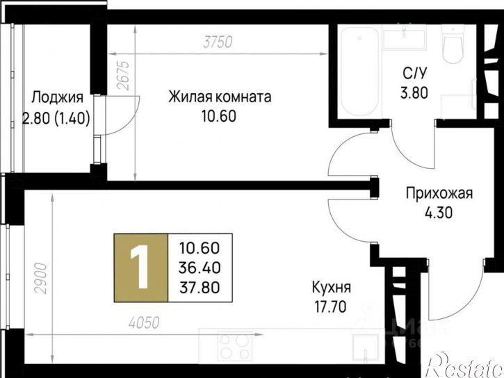 1-комн квартира в новом доме ул Ленина, 148,  д. 148