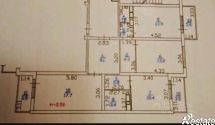 3-комн квартира ул Адмирала Пустошкина, 22 6,  д. 22 6,  к. 6