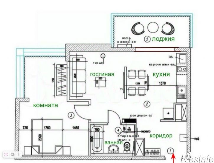 2-комн квартира ул Ленина, 9,  д. 9