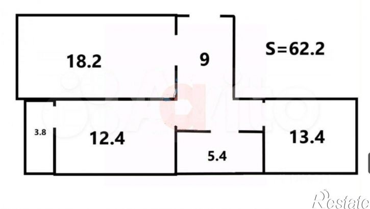 2-комн квартира Анапское шоссе, 24 9,  д. 24 9,  к. 9