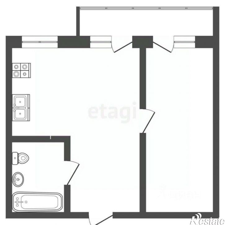 2-комн квартира ул Мирная, 29 5,  д. 29 5,  к. 5