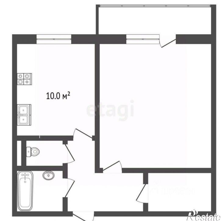 2-комн квартира ул Астраханская, 86,  д. 86