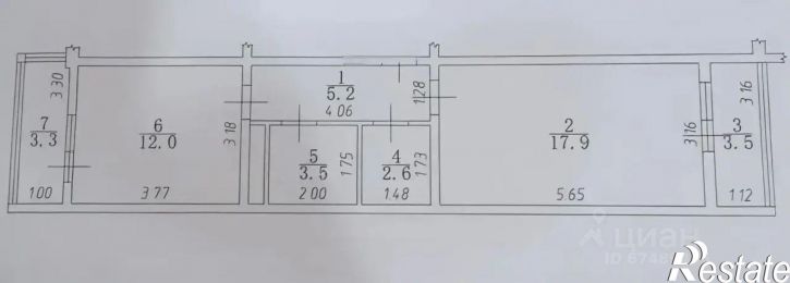 1-комн квартира ул Владимирская, 142,  д. 142