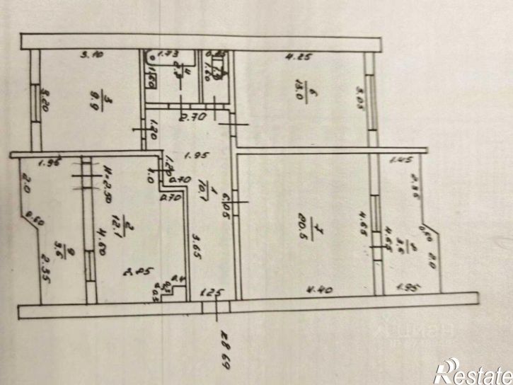 3-комн квартира ул Стахановская, 13,  д. 13