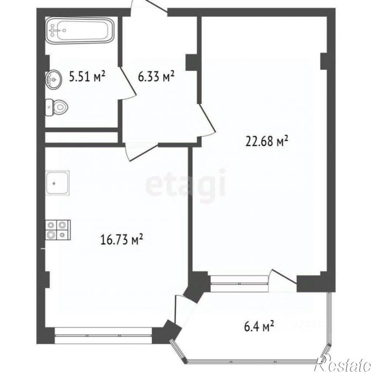 1-комн квартира ул Таманская, 24,  д. 24