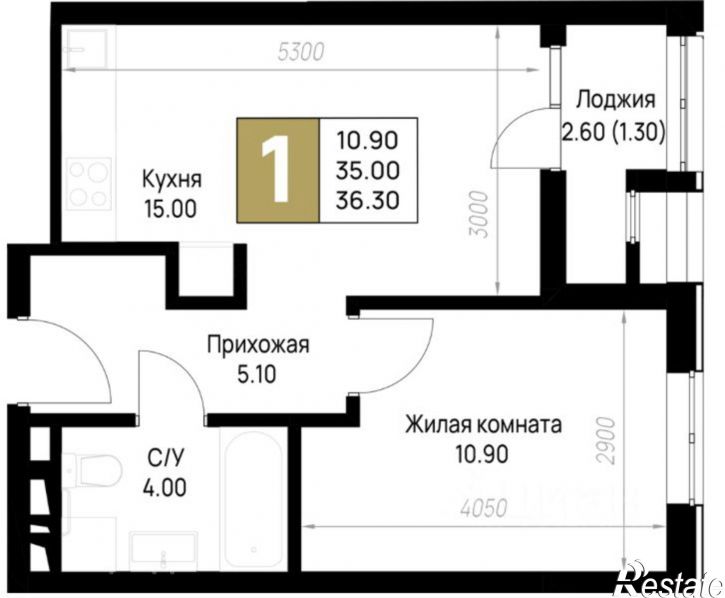 2-комн квартира в новом доме ул Крылова, 13 2,  д. 13 2,  к. 2
