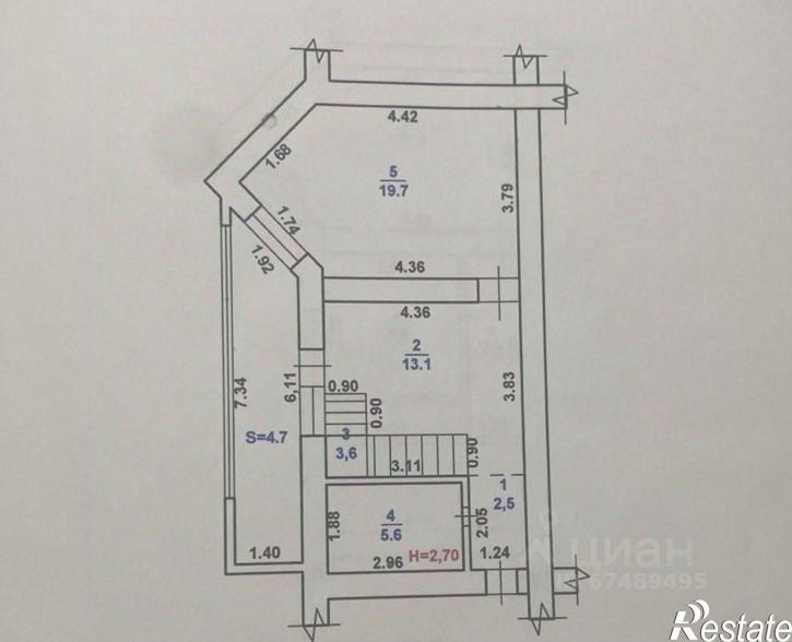 2-комн квартира ул Рождественская, 38А,  д. 38А
