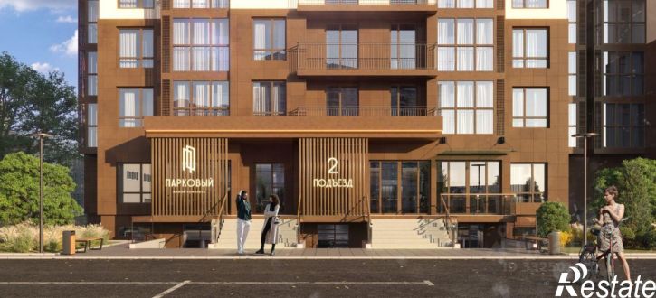 2-комн квартира в новом доме ул Парковая, 79 2,  д. 79 2,  к. 2