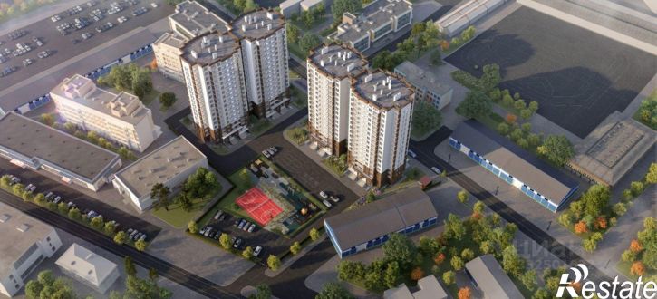 2-комн квартира в новом доме ул Парковая, 79 2,  д. 79 2,  к. 2