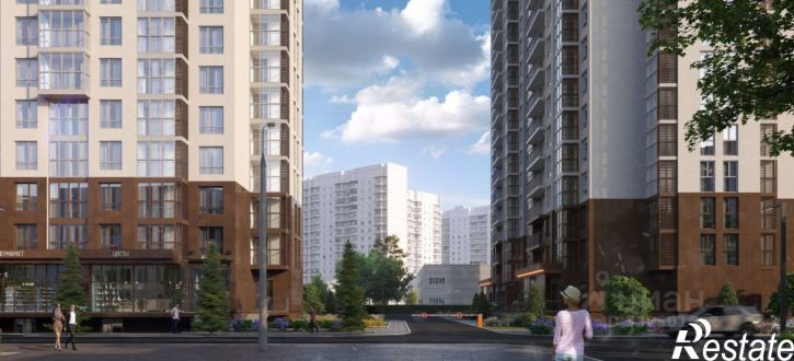2-комн квартира в новом доме ул Парковая, 79 2,  д. 79 2,  к. 2