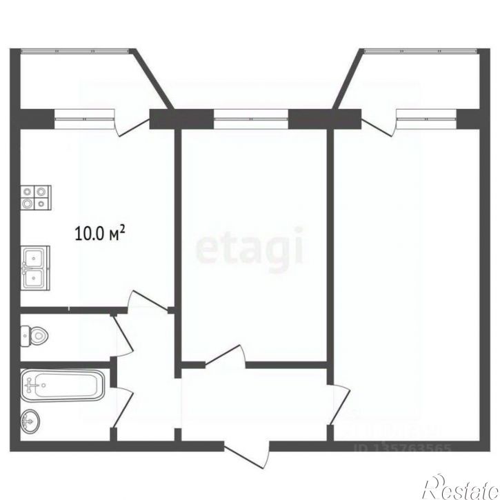2-комн квартира б-р Евскина, 19,  д. 19