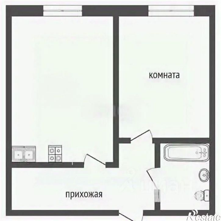 1-комн квартира пр-д Золотой берег, 2В,  д. 2В