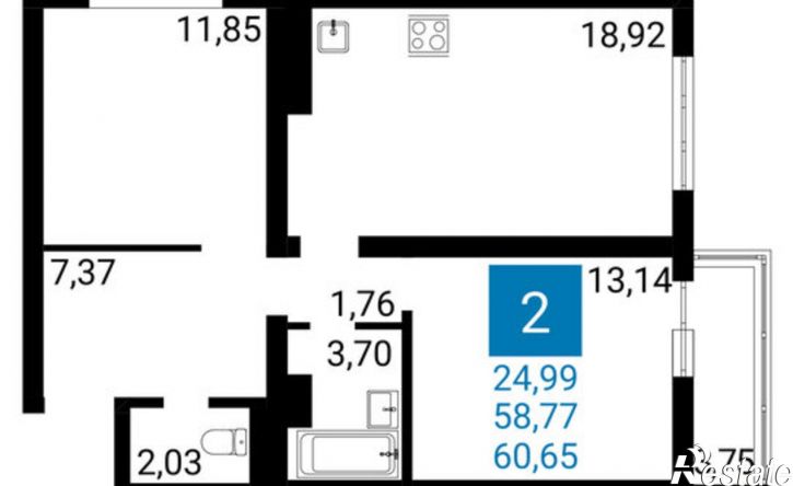 2-комн квартира ул Ленина, 233,  д. 233
