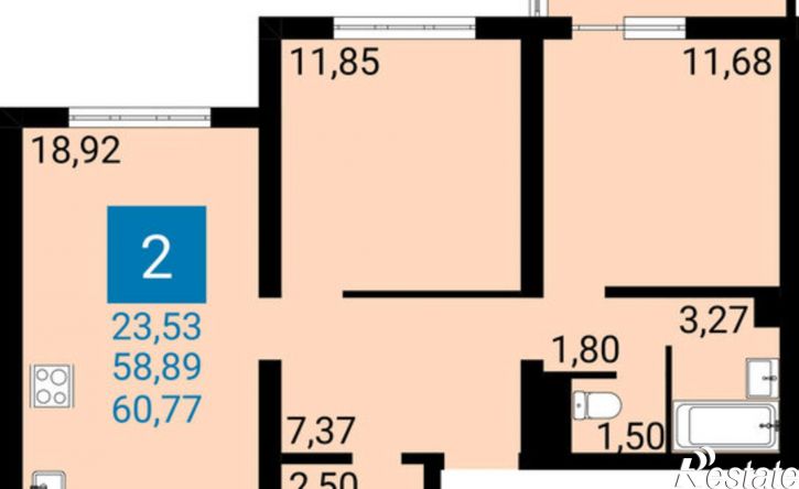 2-комн квартира ул Ленина, 233,  д. 233