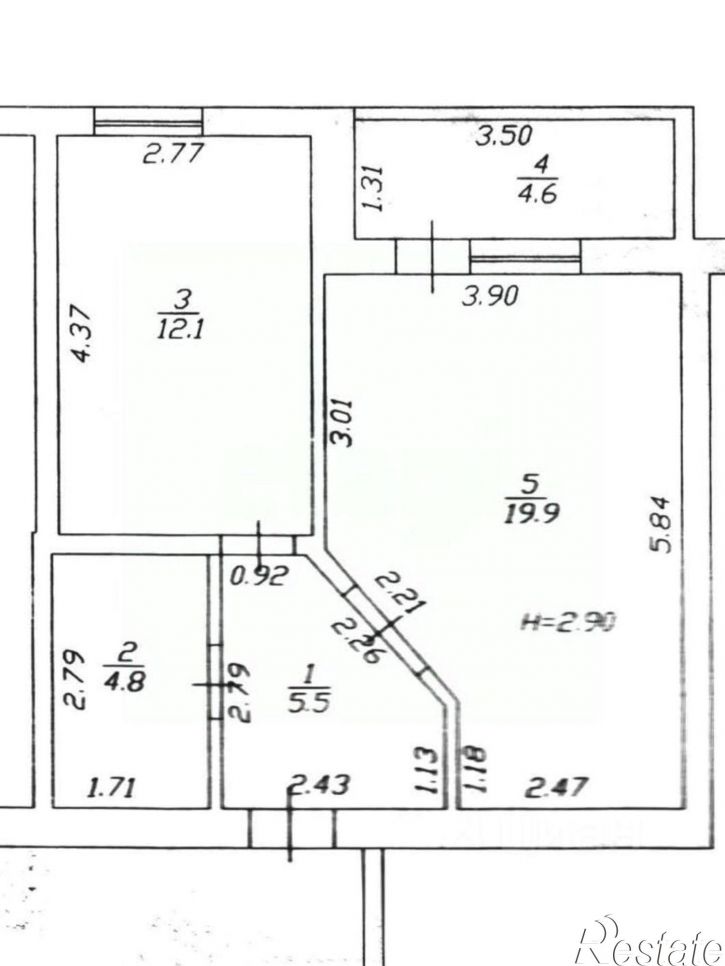1-комн квартира б-р Евскина, 14А,  д. 14А