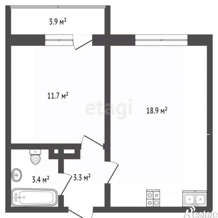 1-комн квартира ул Ленина, 231,  д. 231