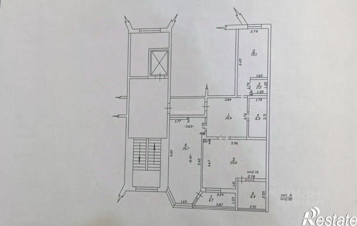 3-комн квартира ул Владимирская, 120,  д. 120