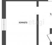 1-комн, 29кв м, этаж 1/14 ул Крестьянская, 27 3