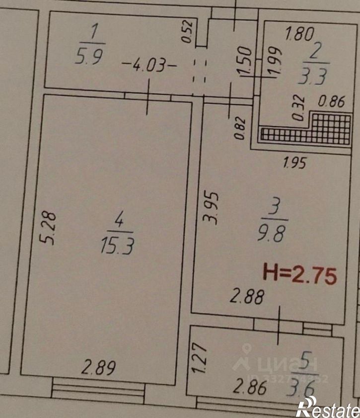 1-комн квартира ул Парковая, 60 4,  д. 60 4,  к. 4