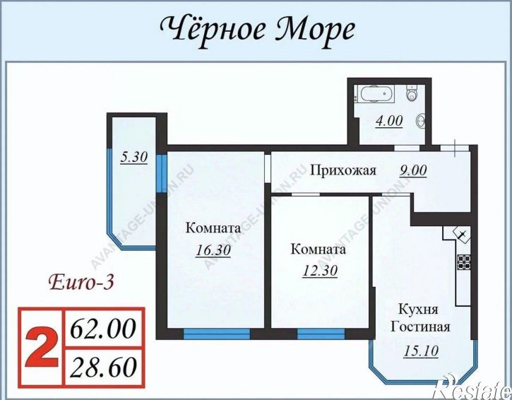 2-комн квартира Анапское шоссе, 32 6,  д. 32 6,  к. 6