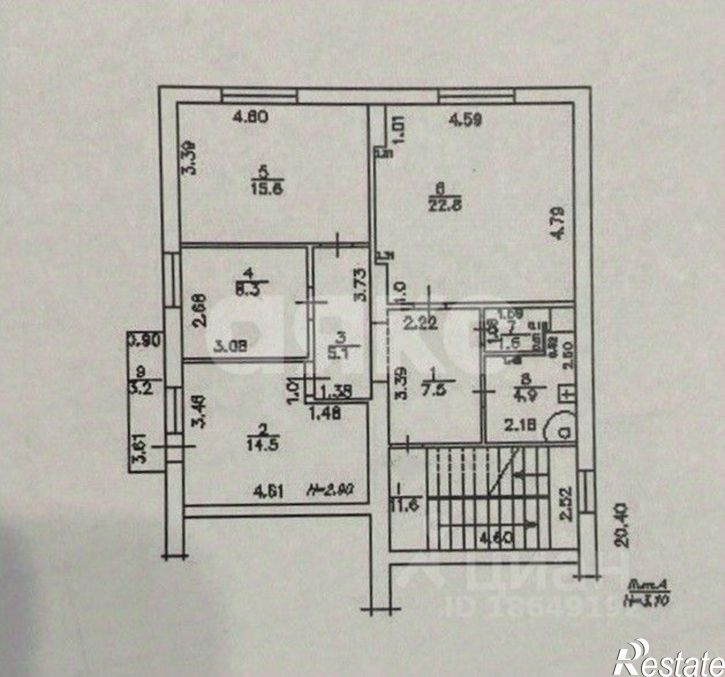 3-комн квартира ул Спортивная, 37А,  д. 37А