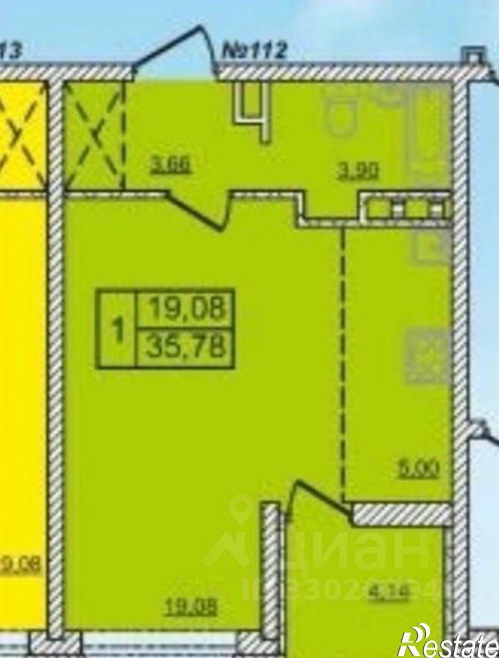 1-комн квартира ул Адмирала Пустошкина, 12 3,  д. 12 3,  к. 3