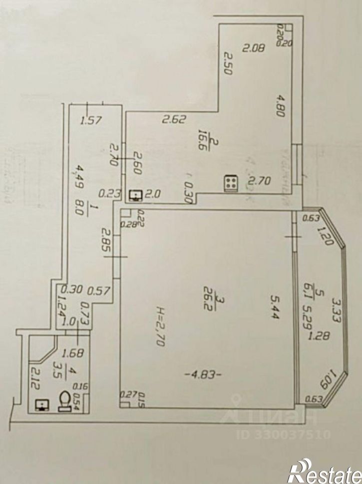 1-комн квартира ул Крымская, 248,  д. 248