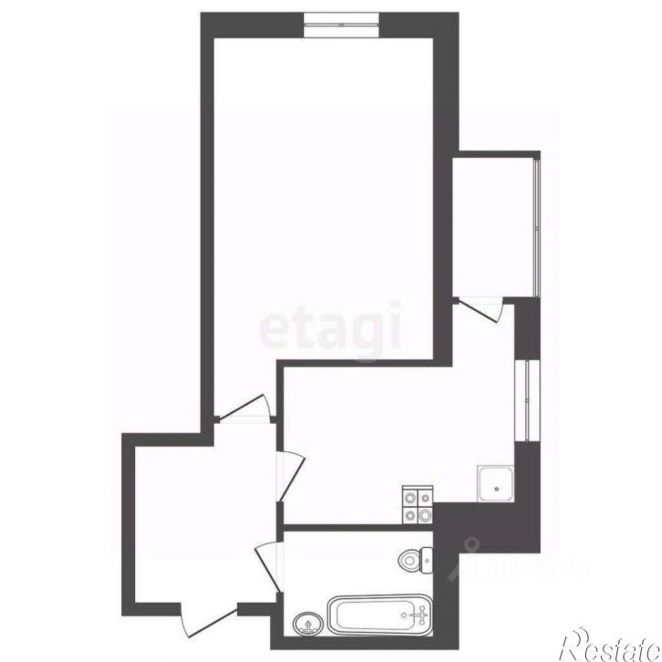 1-комн квартира Пионерский пр-кт, 57 3,  д. 57 3,  к. 3