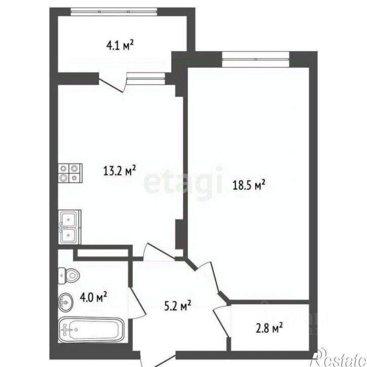 1-комн квартира ул Таманская, 121 17,  д. 121 17,  к. 17