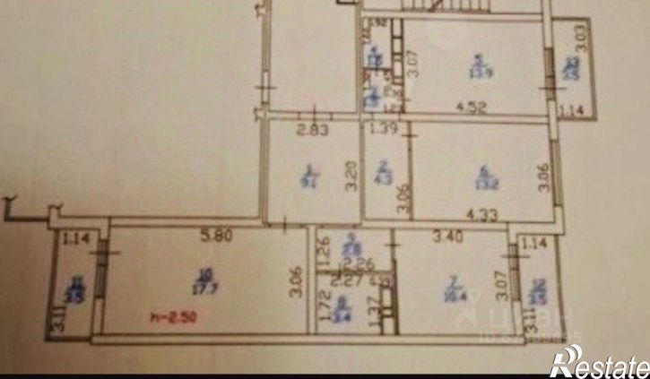 3-комн квартира ул Адмирала Пустошкина, 22 6,  д. 22 6,  к. 6