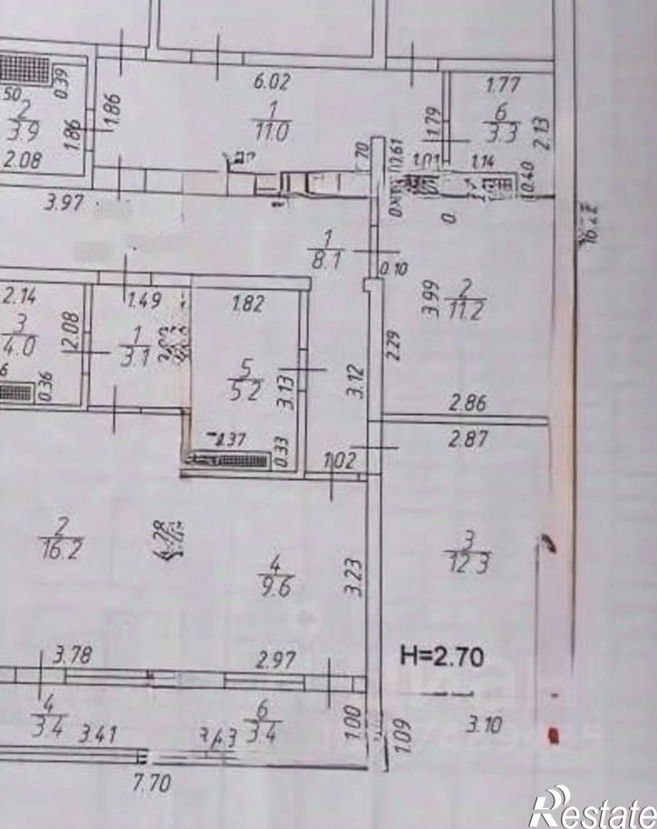 2-комн квартира ул Владимирская, 108 1,  д. 108 1,  к. 1