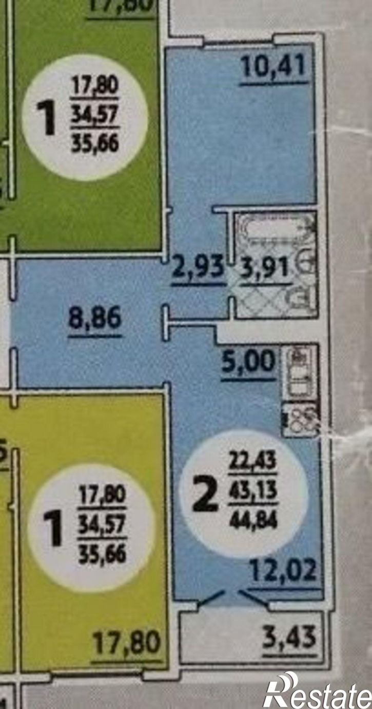 1-комн квартира ул Адмирала Пустошкина, 22 4,  д. 22 4,  к. 4