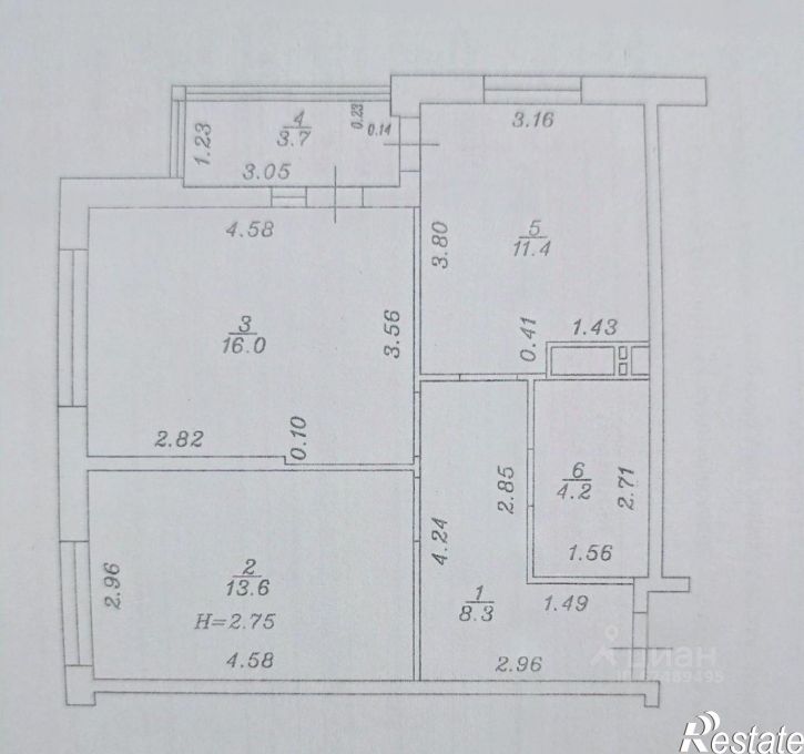 2-комн квартира Анапское шоссе, 18 1,  д. 18 1,  к. 1