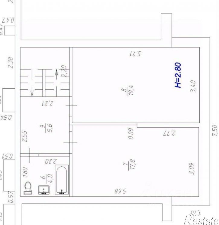 3-комн квартира ул Владимирская, 110 8,  д. 110 8,  к. 8