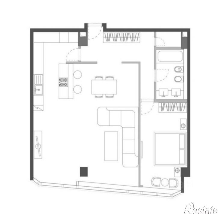 2-комн квартира пр-кт Революции, 3,  д. 3