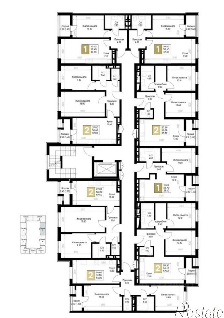 2-комн квартира в новом доме ул Ленина, 148,  д. 148