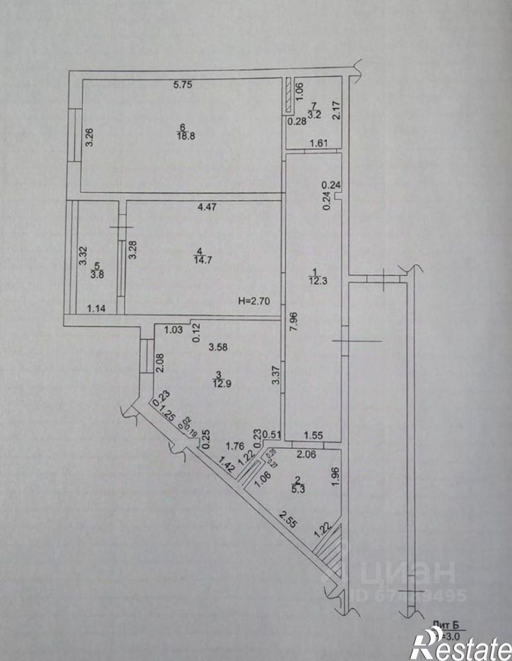 2-комн квартира Супсехское шоссе, 2,  д. 2
