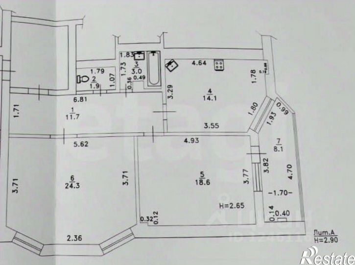 2-комн квартира ул Ленина, 223 2,  д. 223 2,  к. 2