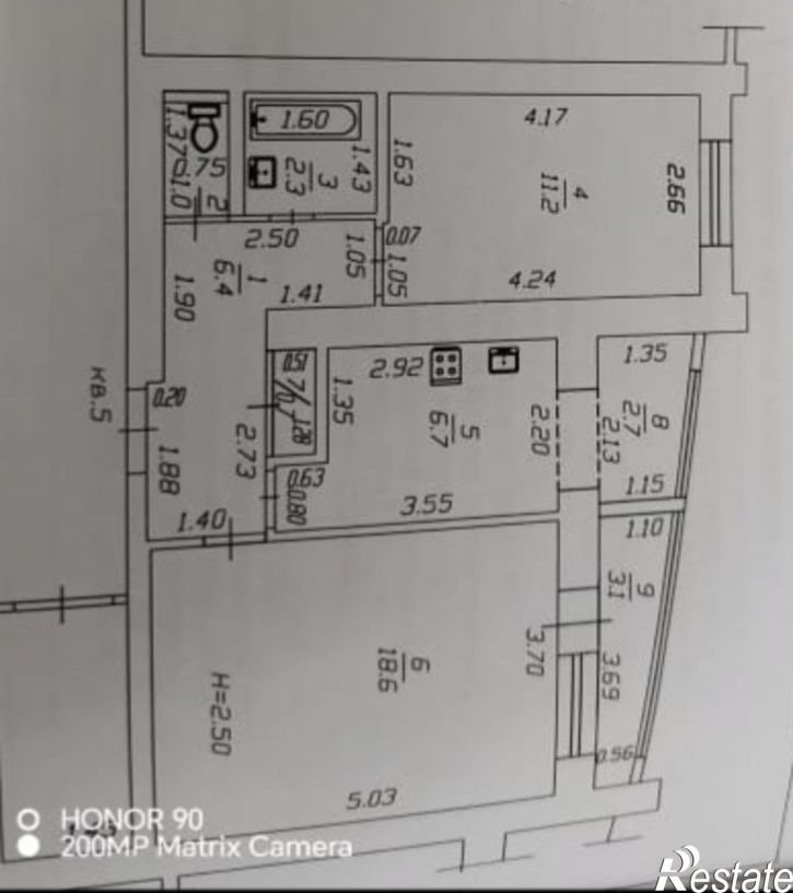2-комн квартира 32